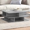 vidaXL Coffee Table Grey Sonoma 70x70x29 cm Engineered Wood