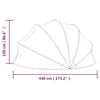 vidaXL Pool Dome 440x220 cm