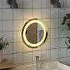 vidaXL LED Bathroom Mirror 30 cm Round