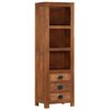 vidaXL Highboard with 3 Drawers 40x30x130 cm Solid Mango Wood