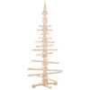 vidaXL Wooden Christmas Tree for Decoration 150 cm Solid Wood Pine