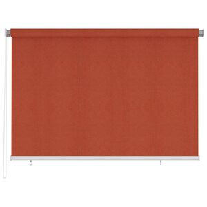 vidaXL Outdoor Roller Blind 225(W)x140(H) cm Terracotta HDPE