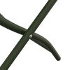 vidaXL Garden Folding Chair Folding 2 pcs Green 55 x 56.5 x 91cm Steel