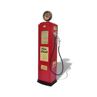 CD / DVD cabinet gas station red