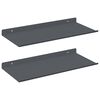 vidaXL Floating Shelf Wall-Mounted 2 pcs Anthracite 40 x 18 x 2.5 cm