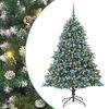 vidaXL Artificial Christmas Tree with Stand Green 126 x 126 x 180 cm