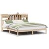 vidaXL Bookcase Bed without Mattress 180x200 cm Super King Solid Wood Pine