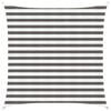 vidaXL Sunshade Sail Light Grey and White 2 x 2 m HDPE