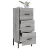 vidaXL Sideboard Grey Sonoma 34.5x34x90 cm Engineered Wood