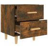 vidaXL Bed Cabinets 2 pcs Smoked Oak 40x35x47.5 cm
