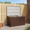 vidaXL Garden Storage Box Brown 149x99x93 cm