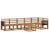 vidaXL Outdoor Sofa Set 7 pcs Natural Solid Acacia Wood
