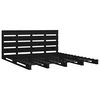vidaXL Bed Frame without Mattress Black 140x190 cm Solid Wood Pine