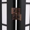 vidaXL Folding 4-Panel Room Divider Japanese Style 160x170 cm Black