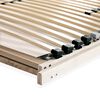 vidaXL Slatted Bed Base without Mattress with 28 Slats 7 Zones 140x200 cm