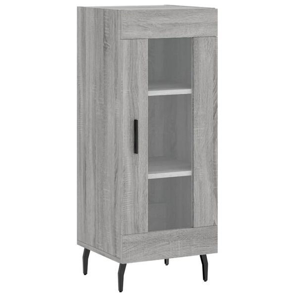 vidaXL Sideboard Grey Sonoma 34.5x34x90 cm Engineered Wood