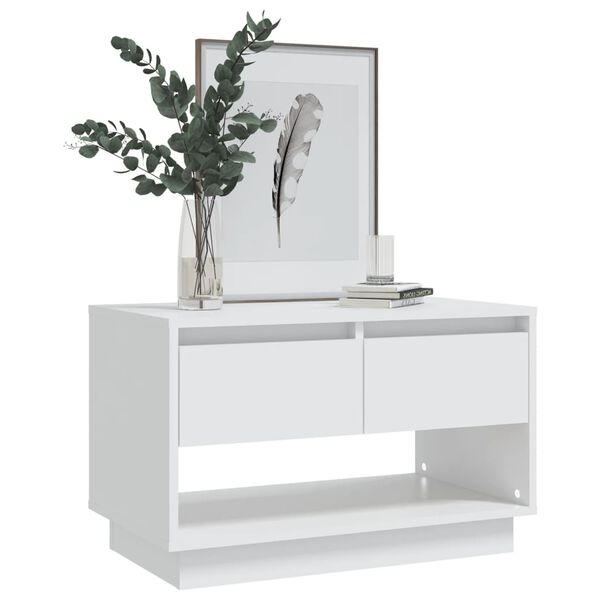 vidaXL TV Cabinet White 70x41x44 cm Engineered Wood