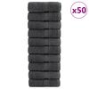 vidaXL Premium Washcloths "SOLUND" 50 pcs Anthracite 15x21 cm 600 gsm