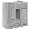 vidaXL Sideboard with Drawers and Doors Grey Sonoma 70.5x34x74.5 cm