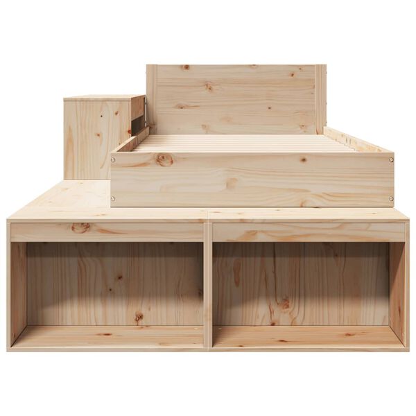 vidaXL Bed Frame without Mattress 90x200 cm Solid Wood Pine
