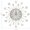 vidaXL Wall Clock Silver 40 cm Metal