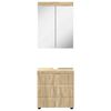 vidaXL Bathroom Furniture Set TULUM Sonoma Oak Engineered Wood