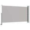 vidaXL Patio Retractable Side Awning 140 x 300 cm Grey