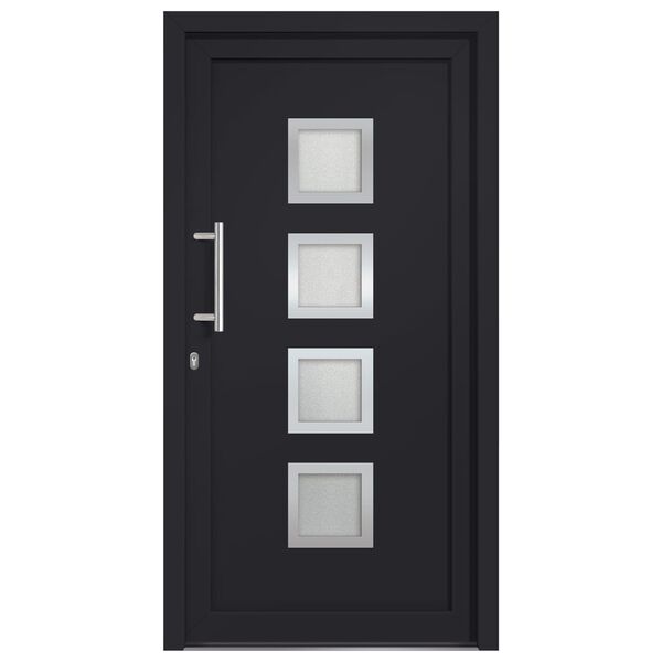 vidaXL Front Door Anthracite 108x200 cm