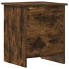 vidaXL Storage Chest Smoked Oak 40 x 40 x 50 cm Engineered Wood
