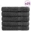 vidaXL Premium Sauna Towels "SOLUND" 50 pcs Anthracite 80x200 cm 600 gsm