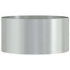 vidaXL Planter Ring Silver 40 x 40 x 20 cm Galvanised Steel