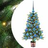 vidaXL Christmas Tree with 150 LEDs with Stand Green 90 cm PE