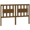 vidaXL Bed Headboard Honey Brown 145.5x4x100 cm Solid Wood Pine