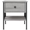vidaXL Bedside Table Grey Sonoma 40x42x45 cm Engineered Wood