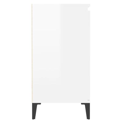 vidaXL Sideboard High Gloss White 60x35x70 cm Engineered Wood