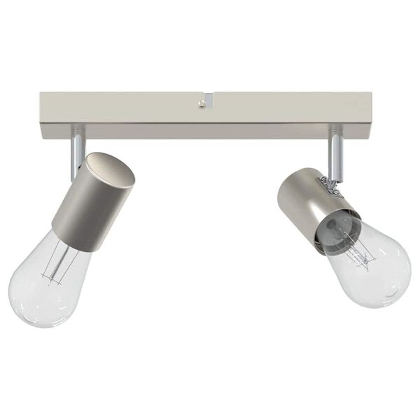 vidaXL Ceiling Spotlight Nickel 26 x 6.5 x 11.5 cm Metal