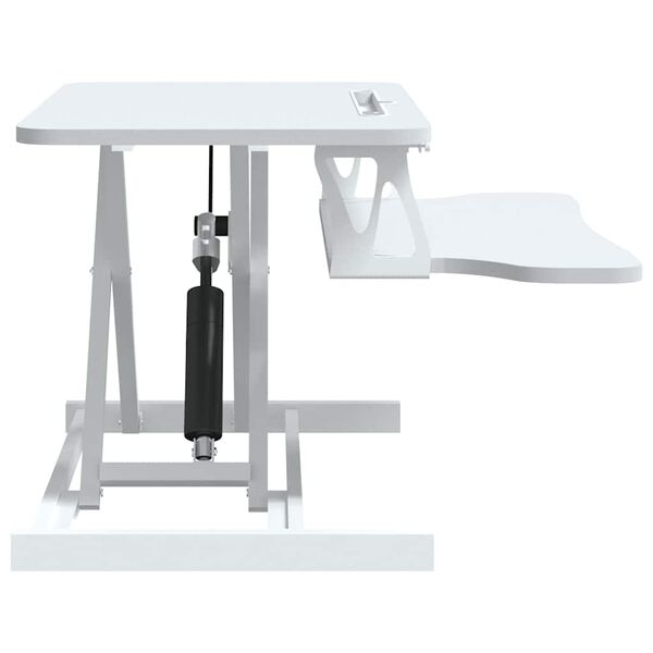 vidaXL Adjustable Workstation 60x40x(13-41.5) cm Steel and Engineered Wood