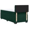 vidaXL Box Spring Bed with Mattress Dark Green 80x200 cm Velvet