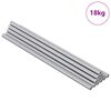 vidaXL Threaded Rod 600 pcs Silver Steel