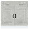 vidaXL Kitchen Base Cabinet&nbsp;Porto Concrete Grey Engineered Wood