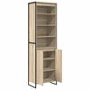 vidaXL Tall Cabinets 2 pcs Sonoma 60 x 36 x 200 cm Engineered Wood