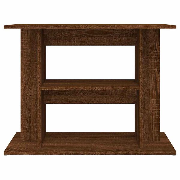 vidaXL Aquarium Stand Brown Oak 80x35x60 cm Engineered Wood