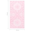 vidaXL Outdoor Carpet ARAKIL Pink 80x150 cm PP