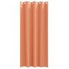 vidaXL Blackout Curtains with Rings 2 pcs Terracotta 225 x 140 cm