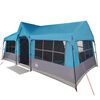 vidaXL Family Tent with Roof Blue and Grey 622 x 295 x 238 cm