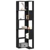 vidaXL Bookcase Black Oak 50 x 50 x 179 cm