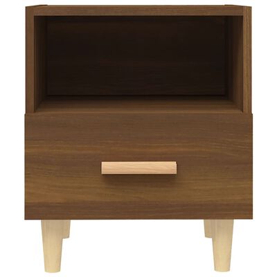 vidaXL Bedside Cabinet Brown Oak 40x35x47 cm