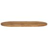 vidaXL Table Top 110x50x2.5 cm Oval Solid Wood Mango