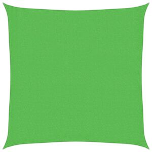 vidaXL Sunshade Sail 160 g/m&sup2; Light Green 2x2 m HDPE