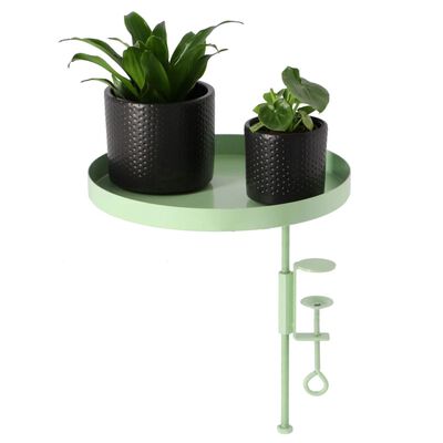 Esschert Design Plant Tray with Clamp Round Green L